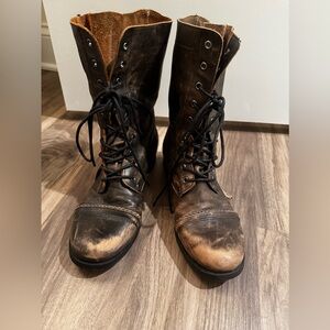 Aldo combat lace up boot